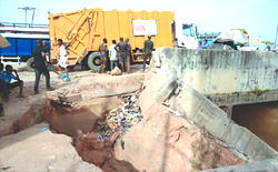 Failed Bridge: Save us from looming disaster, Lagos community appeals to NEMA