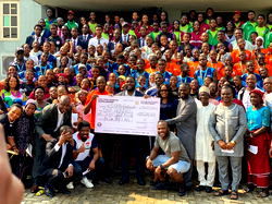 Accord presidential flag bearer, Prof Chris Imumolen award scholarships worth N276m to 138 secondary school NAFA finalists 