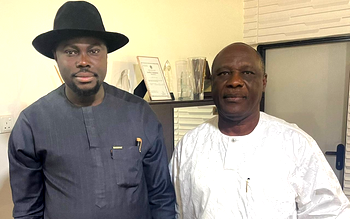 Uba Michael visits Orubebe as he becomes Delta APC Guber campaign DG