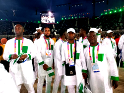 Commonwealth Games: colourful, optimistic Team Nigeria impresses at opening ceremony