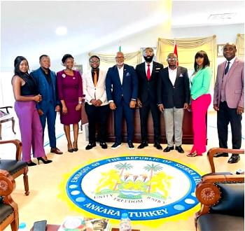 Istanbul African Business Association pays courtesy visit to Sierra Leonean Ambassador