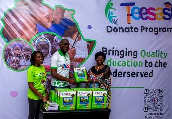 EdTech firm, Teesas donates educational tablets to under-privileged children