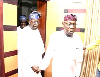 Rousing welcome as Tinubu arrives penthouse of Obasanjo’s presidential library [Video]