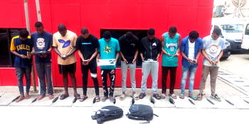 EFCC arrests 10 internet fraud suspects in Abuja