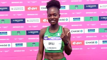 Commonwealth Games: Favour Ofili wins silver in women’s 200m