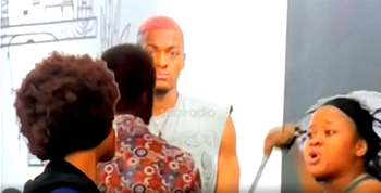 BBNaija: Another drama ensues as Amaka, Phyna quarrel over cleaning space, Groovy watches [VIDEO]