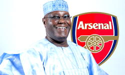 Atiku excited with Arsenal’s Premier League winning run