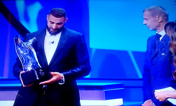 Benzema named UEFA Player of the Year