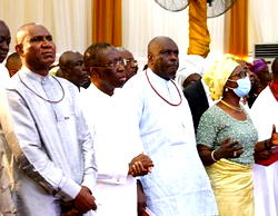 Omo-Agege, Okowa, Ibori, others attend anniversary thanksgiving of Olu&nbsp; Warri