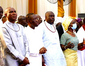 Omo-Agege, Okowa, Ibori, others attend anniversary thanksgiving of Olu&nbsp; Warri