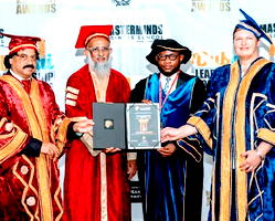 UAE varsities award Aljazirah Nigeria boss, Williams, Somali Central Bank Gov prestigious Honorary PhDs