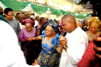 Atiku, David Mark, Okowa celebrate Ihediohia’s mum at 90