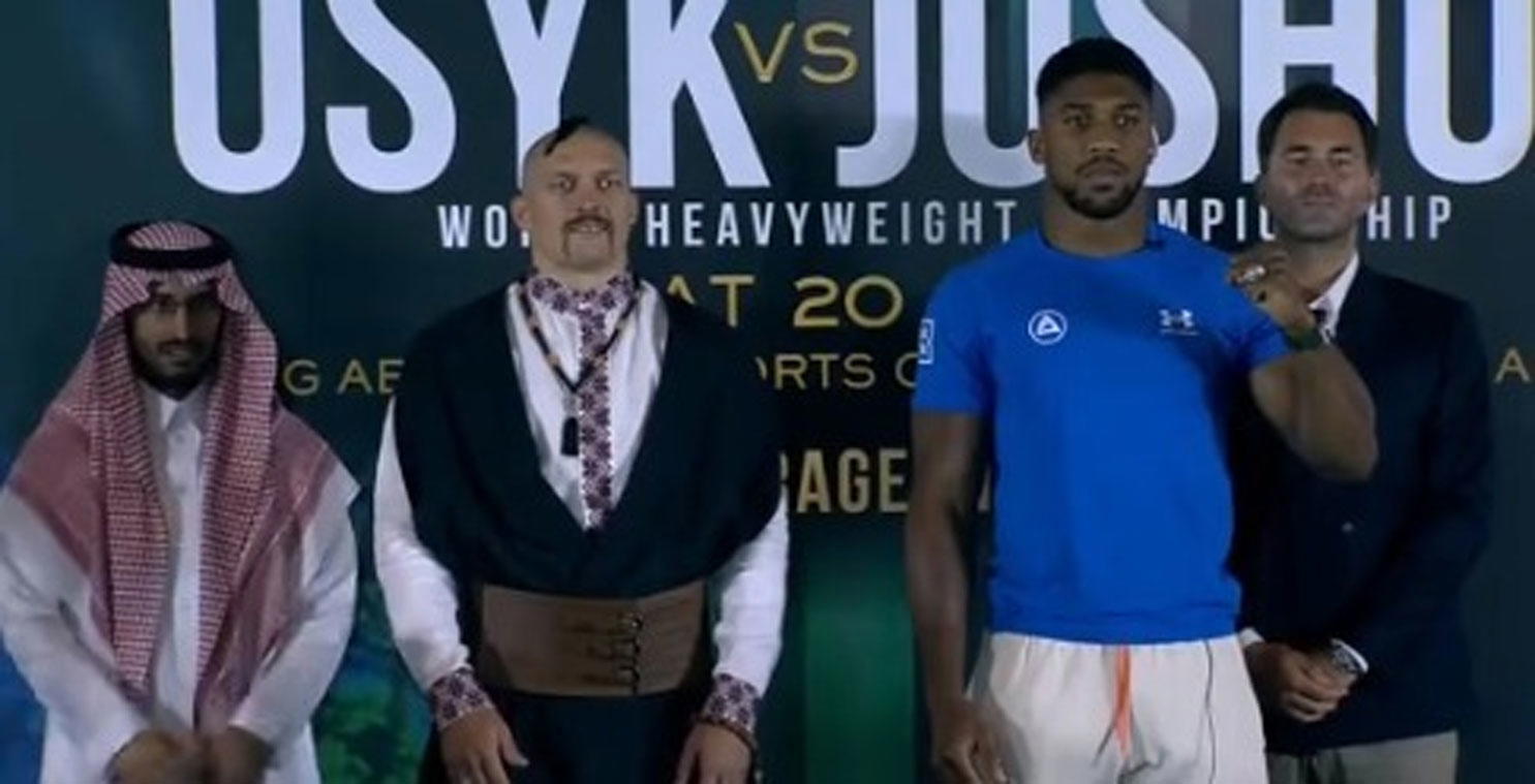 Usyk almost deliberately drowned himself training for Anthony Joshua – Manager