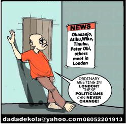 Cartoon: Nigerian politicians same of shame