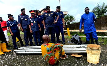 NSCDC foils attempt to vandalise NNPC pipeline in Calabar, nab one