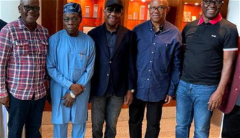 2023: Obasanjo, Obi, Wike, Duke, others meet in London