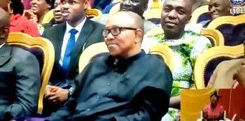 For the first time, Peter Obi attends RCCG Camp
