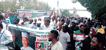 One million man March: Peter Obi supporters shut Nasarawa