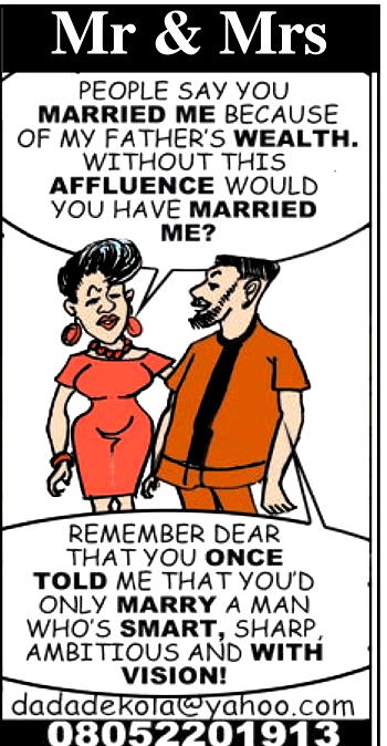 Mr & Mrs: Difference between wise man and gold digger