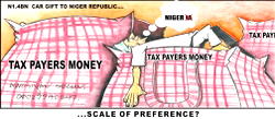 Cartoon: Niger State, Niger Republic mix-up