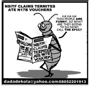 Cartoon: Termites that ate N17bn await EFCC