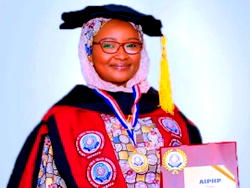 Dr. Shinkafi-Bagudu gets fellowship of African Institute of Public Health Professionals