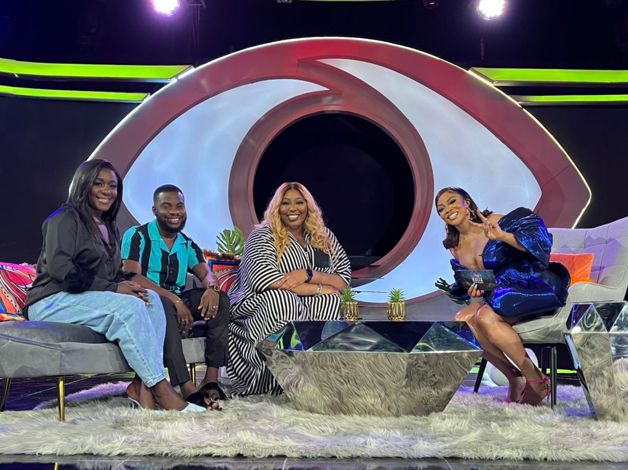 BBNaija S7: Latasha Ngwube, two others join Toke Makinwa on ‘The Buzz’