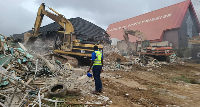 Three-storey building collapses in Abuja