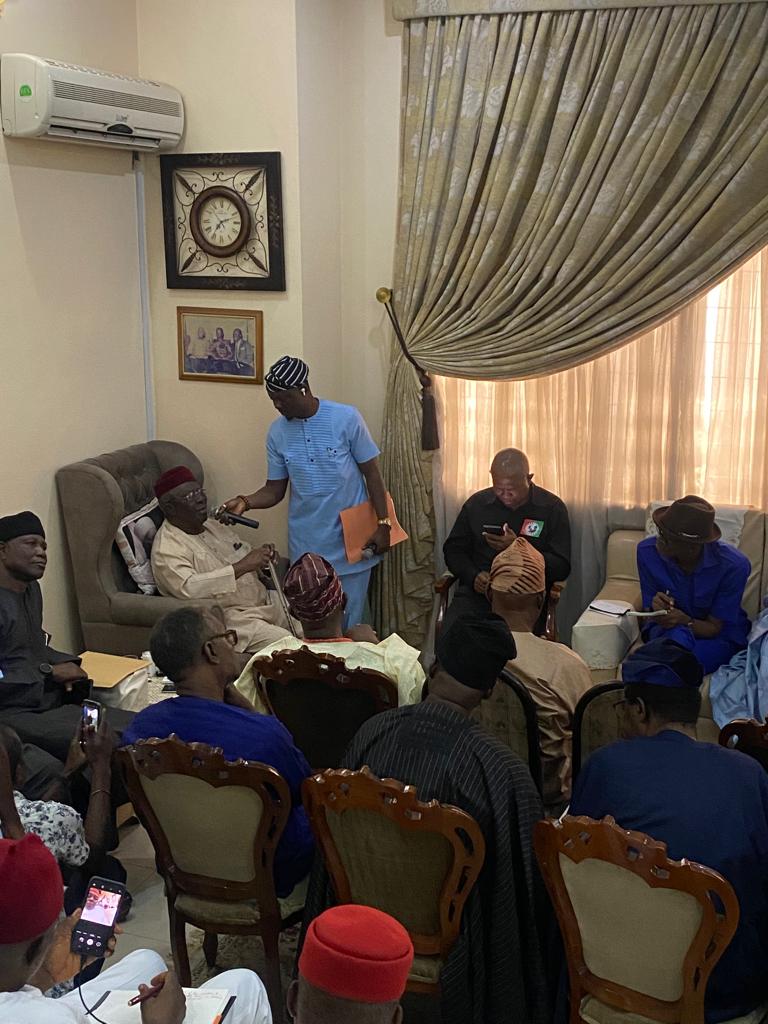 Photos: Peter Obi meets with Afenifere, Middle Belt leaders