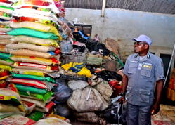 Customs impounds 3,154 bags of rice, 18,100 litres of PMS in Ogun