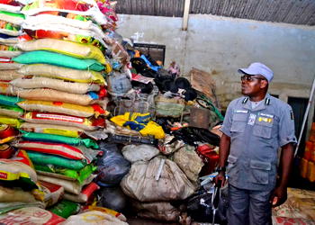 Customs impounds 3,154 bags of rice, 18,100 litres of PMS in Ogun