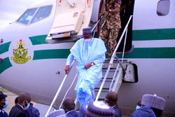 Buhari in Lagos, vows to sustain tempo on security