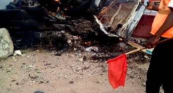 4 burnt to death, 16 injured in Lagos-Ibadan Expressway accident