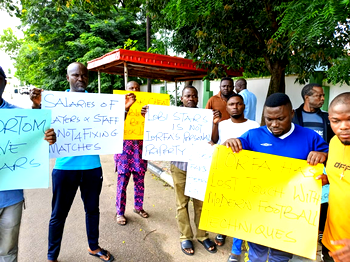 Lobi Stars coaches, staff storm Benue Assembly, Govt House over unpaid wages, sack