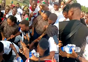 Reactions as man proposes to lover at Peter Obi’s rally in Onitsha [Video]