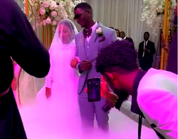 Gospel singer, Mercy Chinwo goes emotional as she walks down the aisle [Video]