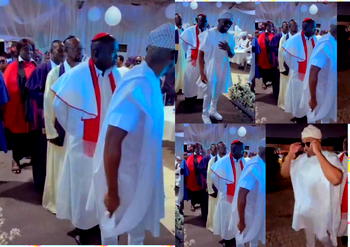 Popular socialite Pretty Mike storms event with fake bishops