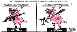 Cartoon: D!gs of (in)security