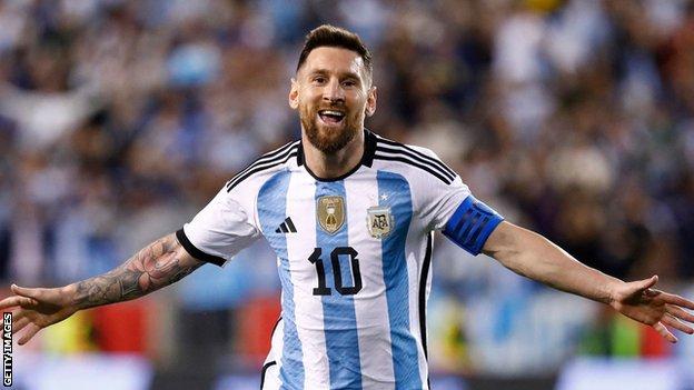 Messi speaks on PSG's UCL chances after outing with Argentina