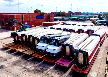 Lagos takes delivery of trains for Redline rail system