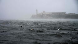 Hurricane Ian begins to hit Cuba with heavy winds, rain