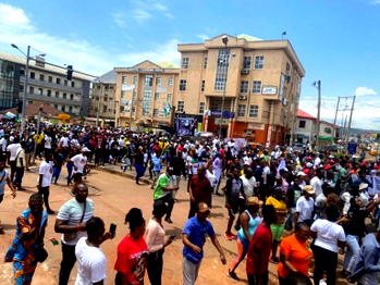Two million-man march for Obi grounds Enugu