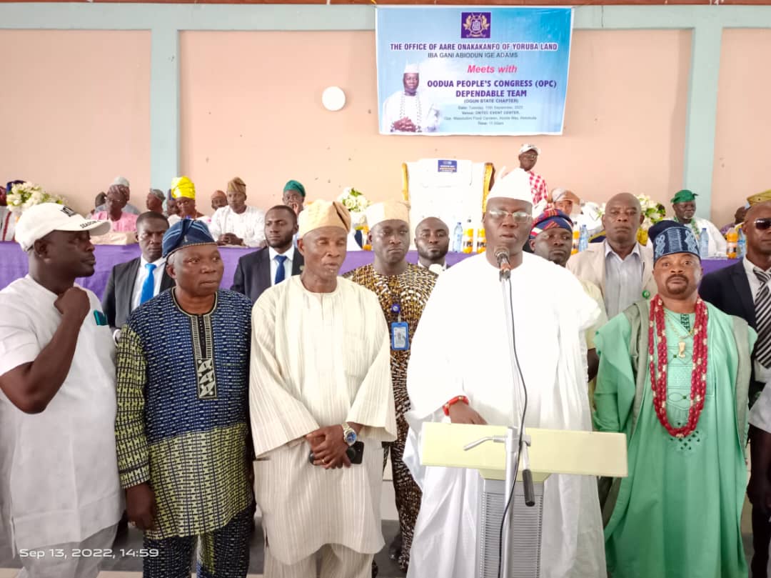 Insecurity: Be vigilant, Gani Adams tells S-West leaders, residents