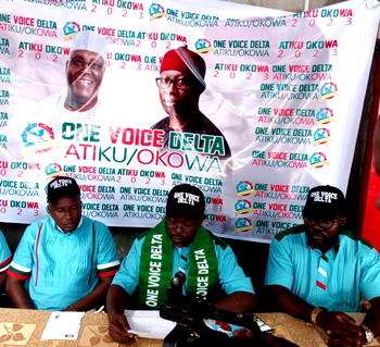 2023: Group drums support for Atiku, Okowa