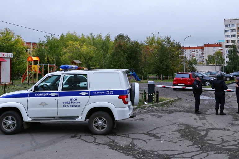 Children among 13 people killed in Russia shooting