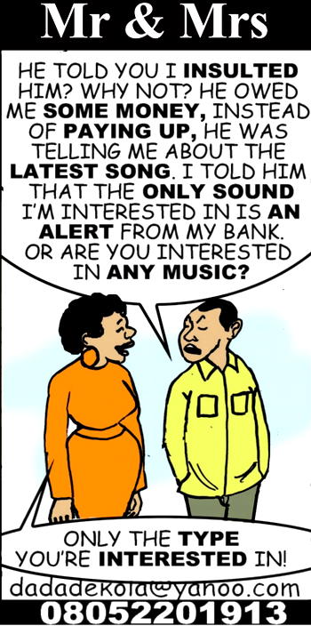 Mr & Mrs: They agree on this music