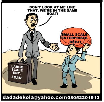 Cartoon: From-top-to-bottom economy