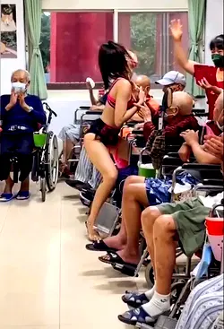 Taiwan nursing home hires stripper to entertain aged pensioners