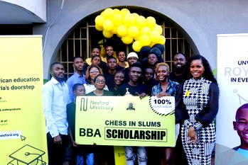 Chess in Slums champion gets Nexford scholarship