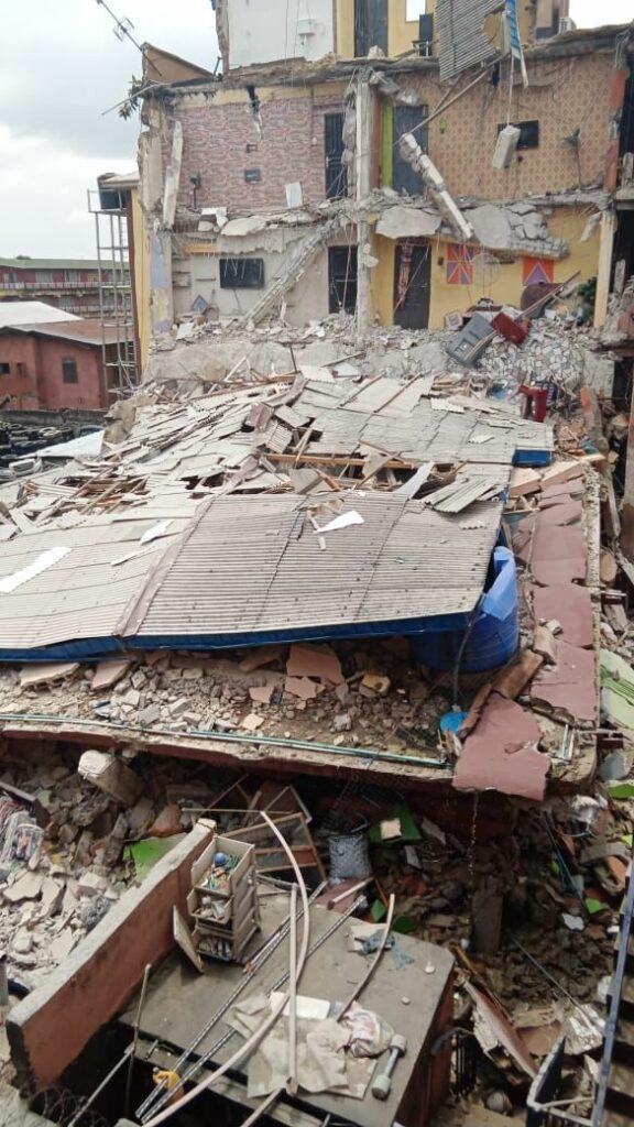 WhatsApp Image 2022 09 23 at 12.27.41 PM Update:4 dead, 3 rescued as building collapses in Lagos